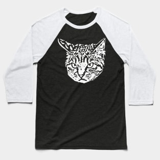 Angry Cat Baseball T-Shirt